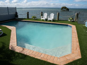 Pool overlooking Moreton Bay