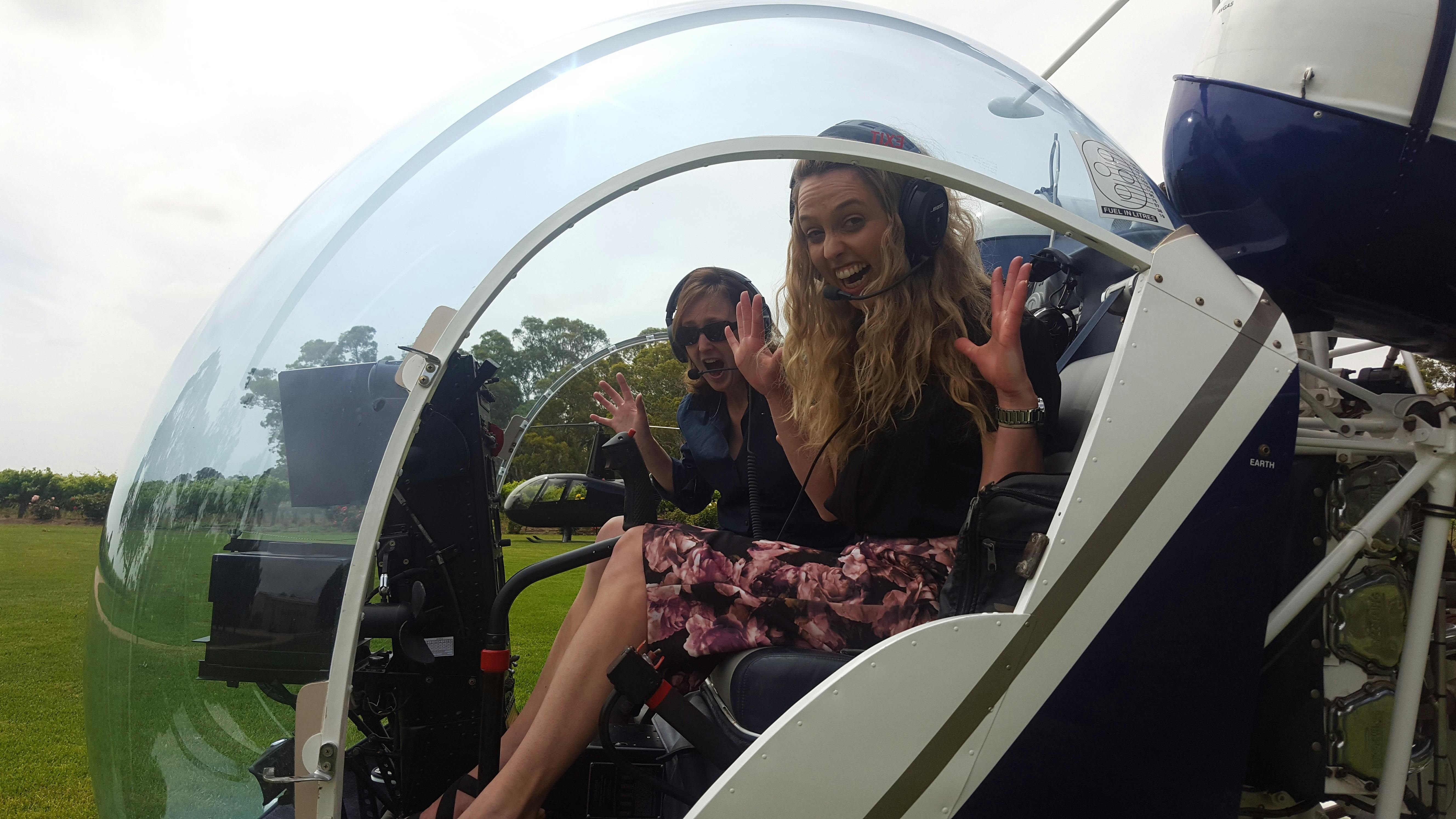 The girls having fun in Charlie