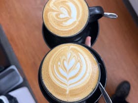 Person carrying coffee