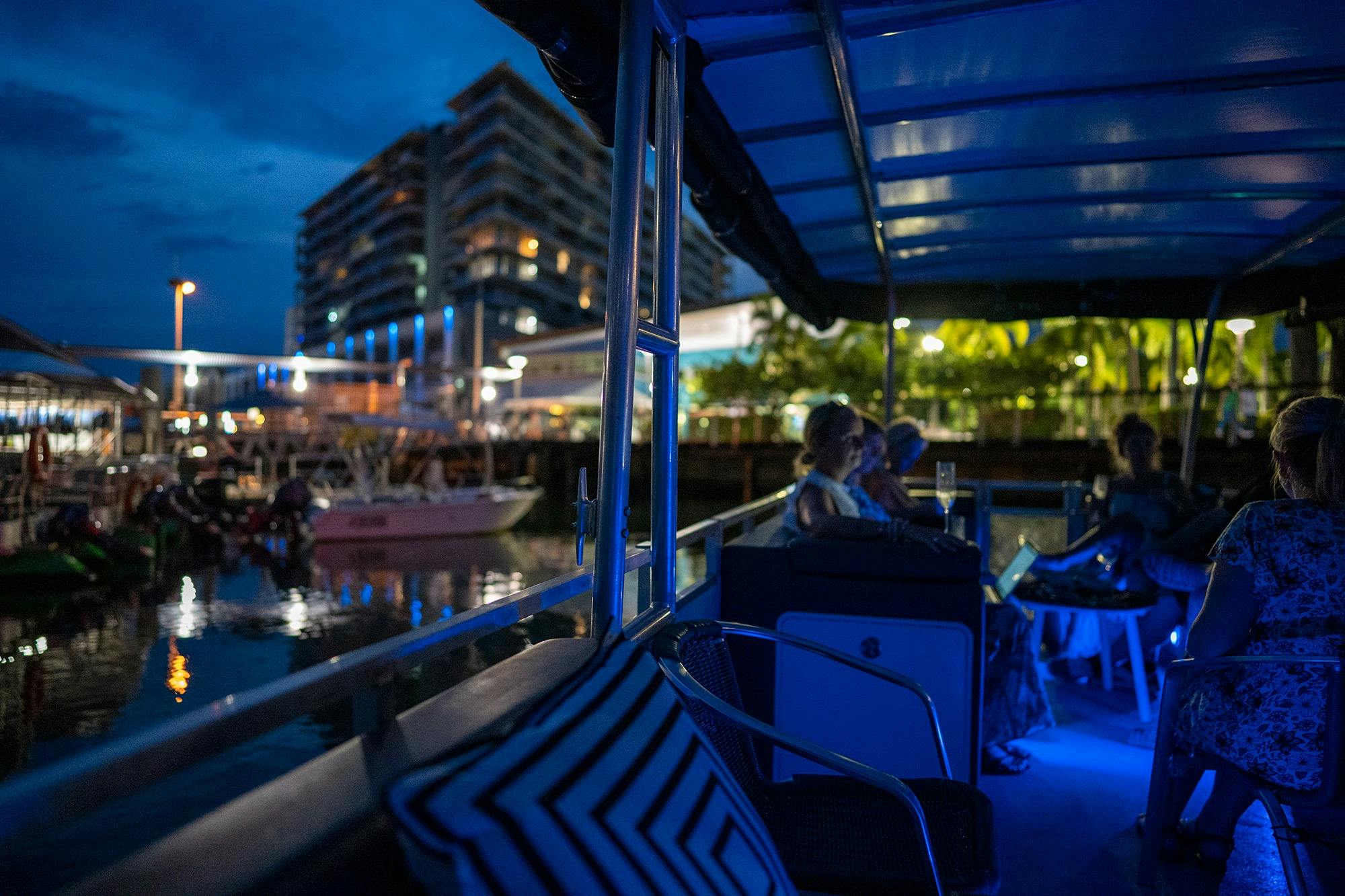 Amazing vibes even as the sun has set and the Cairns Skyline Lights up