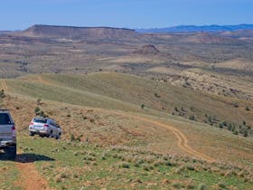 descending Mt Nielsen