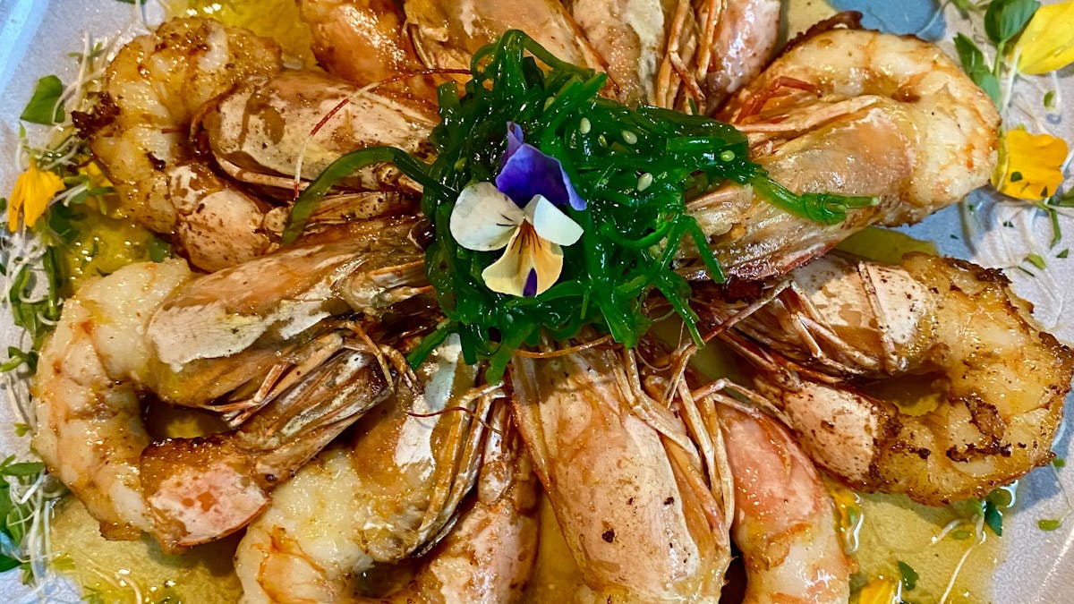 A definite customer fave... Skull Island Prawns served with miso butter.. melt in your mouth amazing