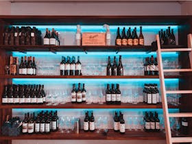 Part of our local wine selection