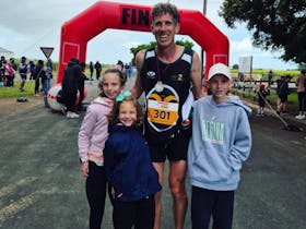 Running festival marathon winner