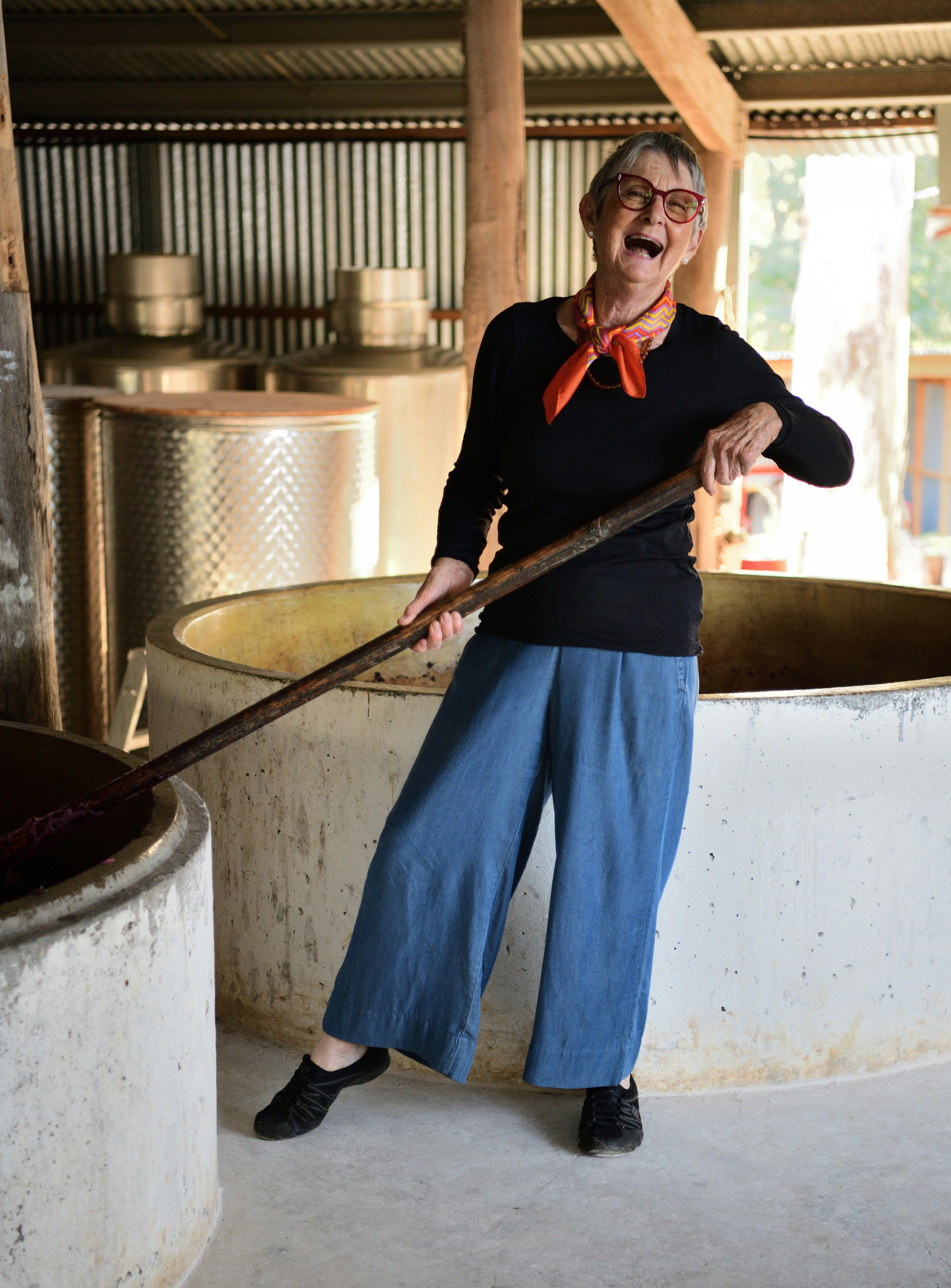 Woman smiling