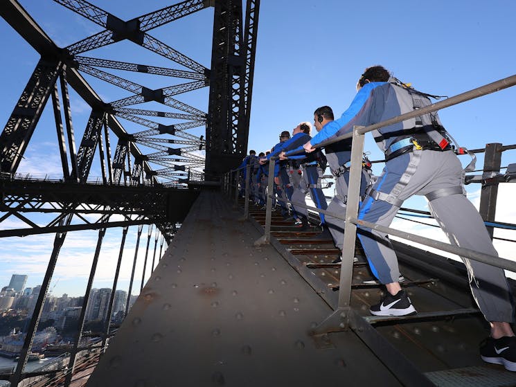 Journey through the cathedral of steel to the Summit of the Sydney Harbour Bridge