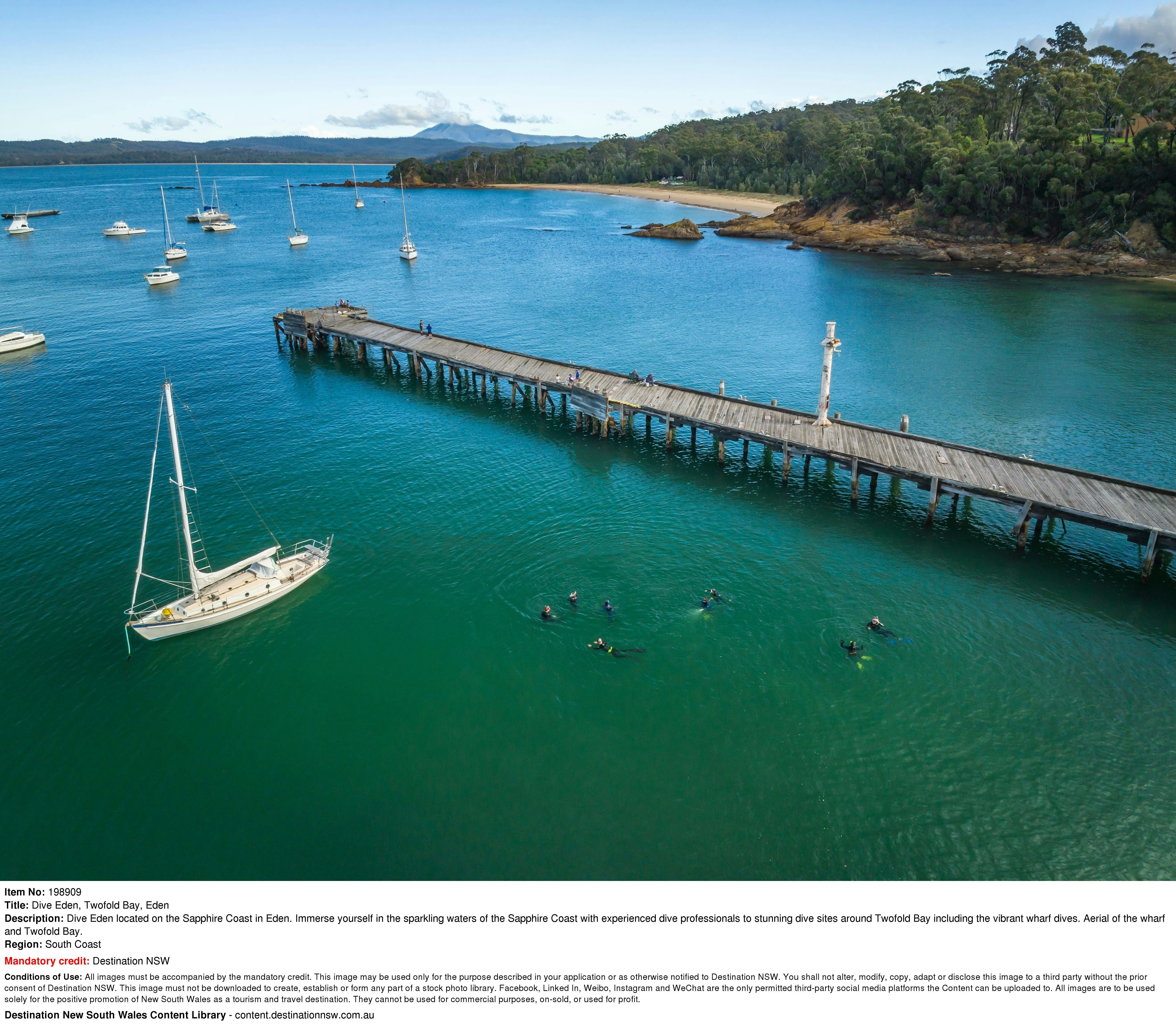 Dive Eden, Sapphire Coast, scuba diving