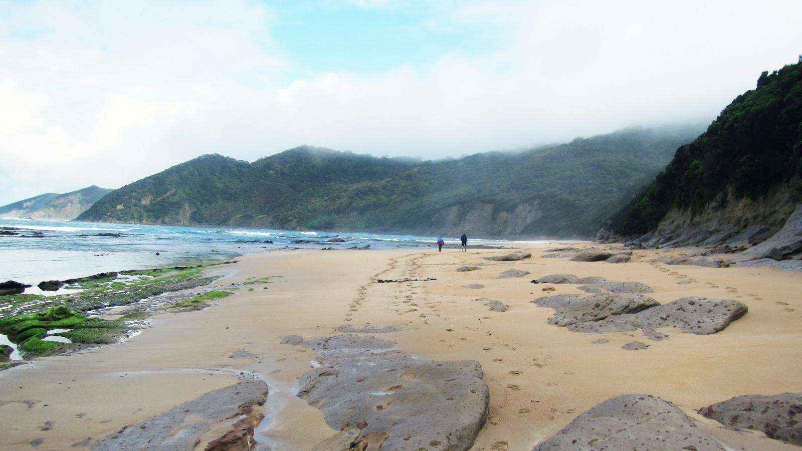 Long spectacular beaches Great Ocean Walk