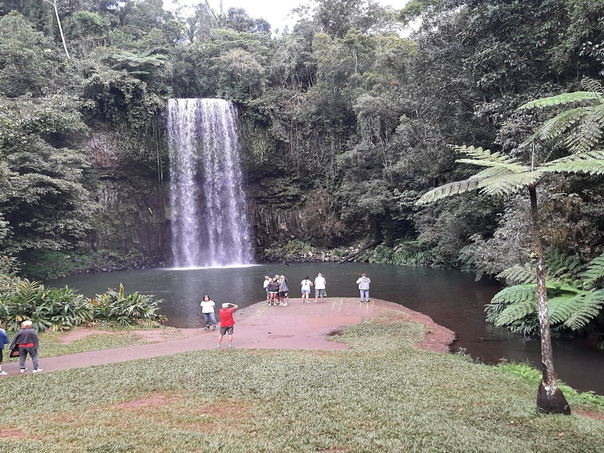 A spectacular waterfall