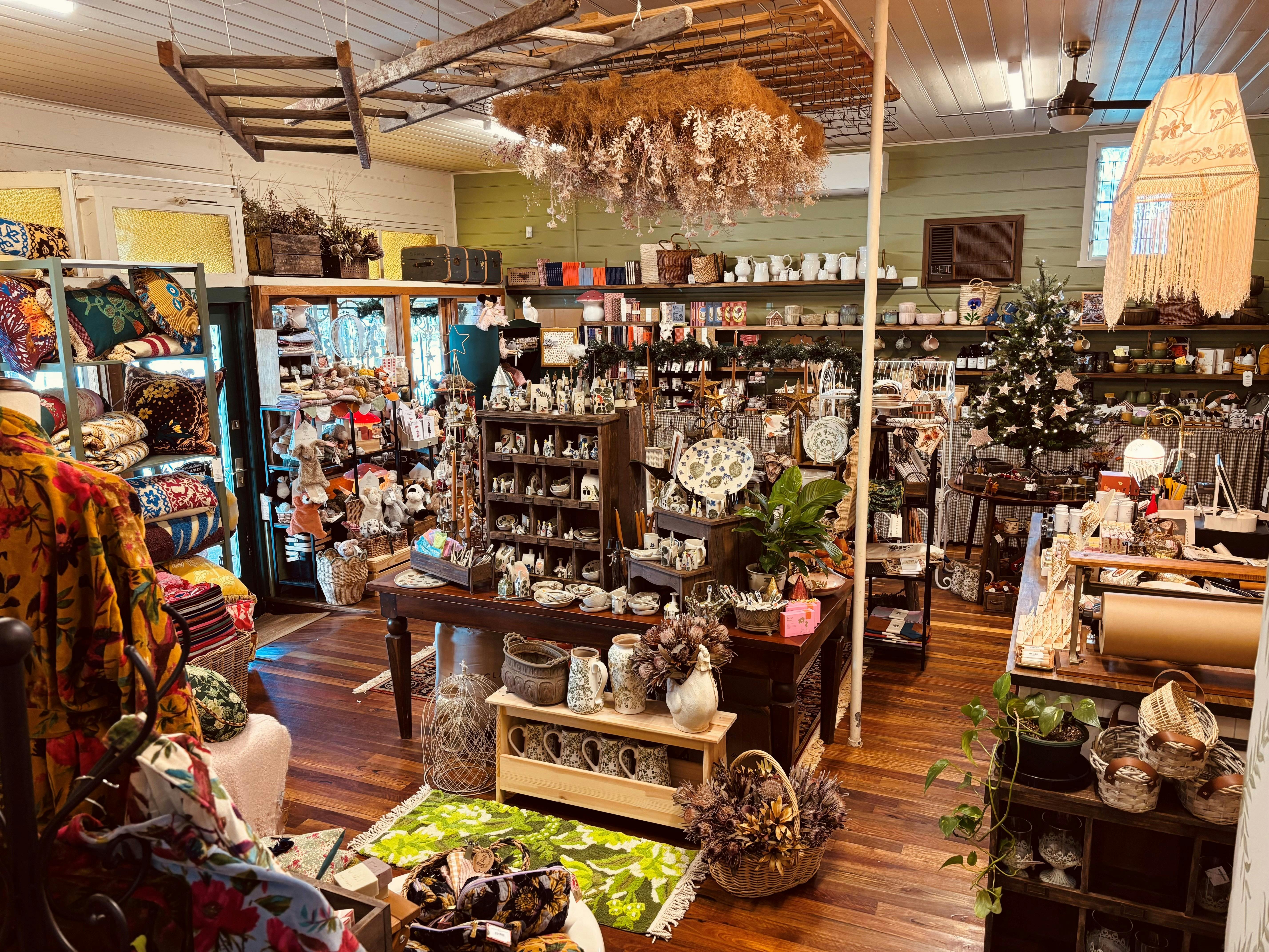 Evie's Evergreen shop full of beautiful fashion and gifting and our gorgeous Christmas range