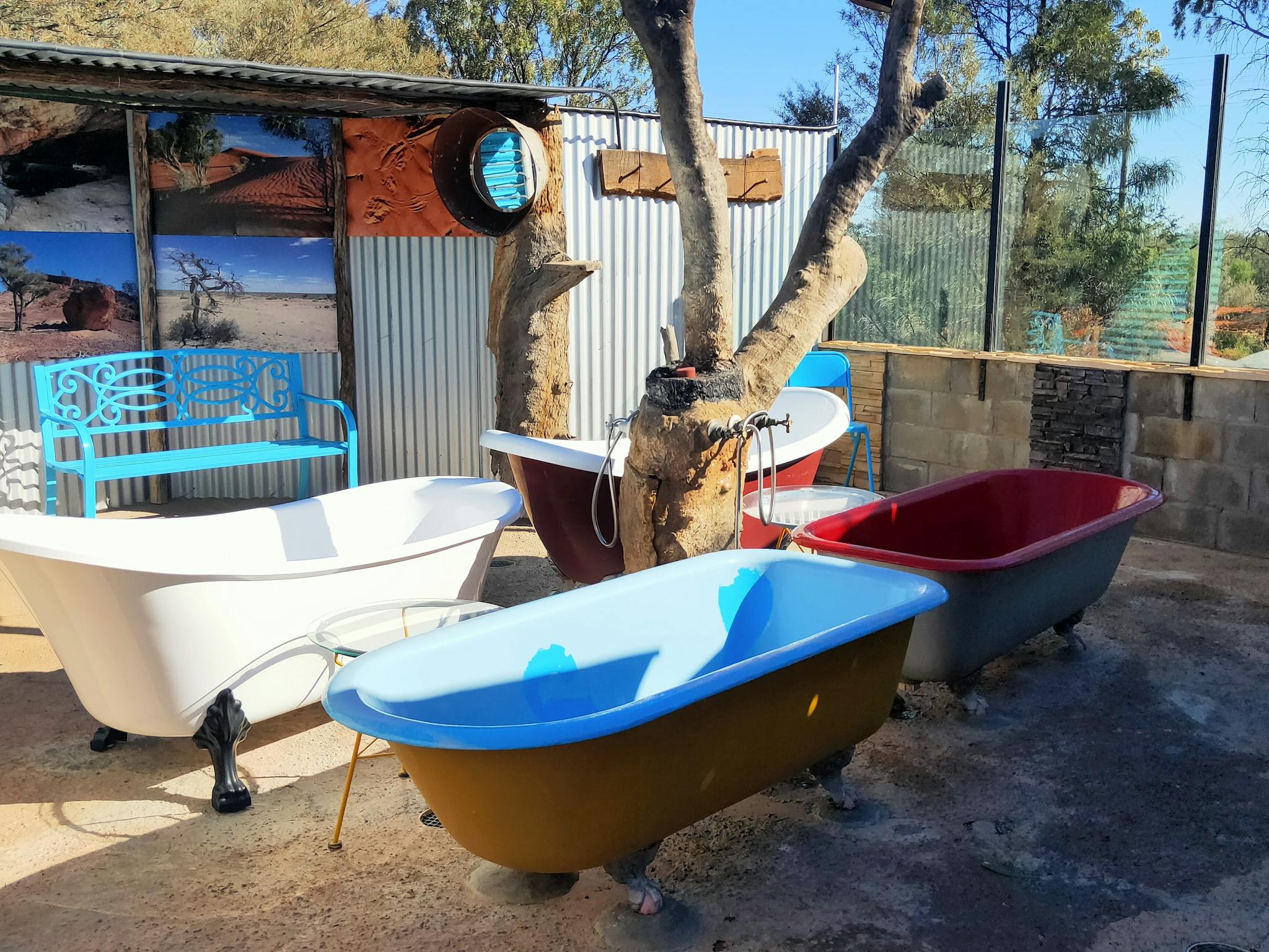 Mud Baths for 4. Mud Baths for 4.