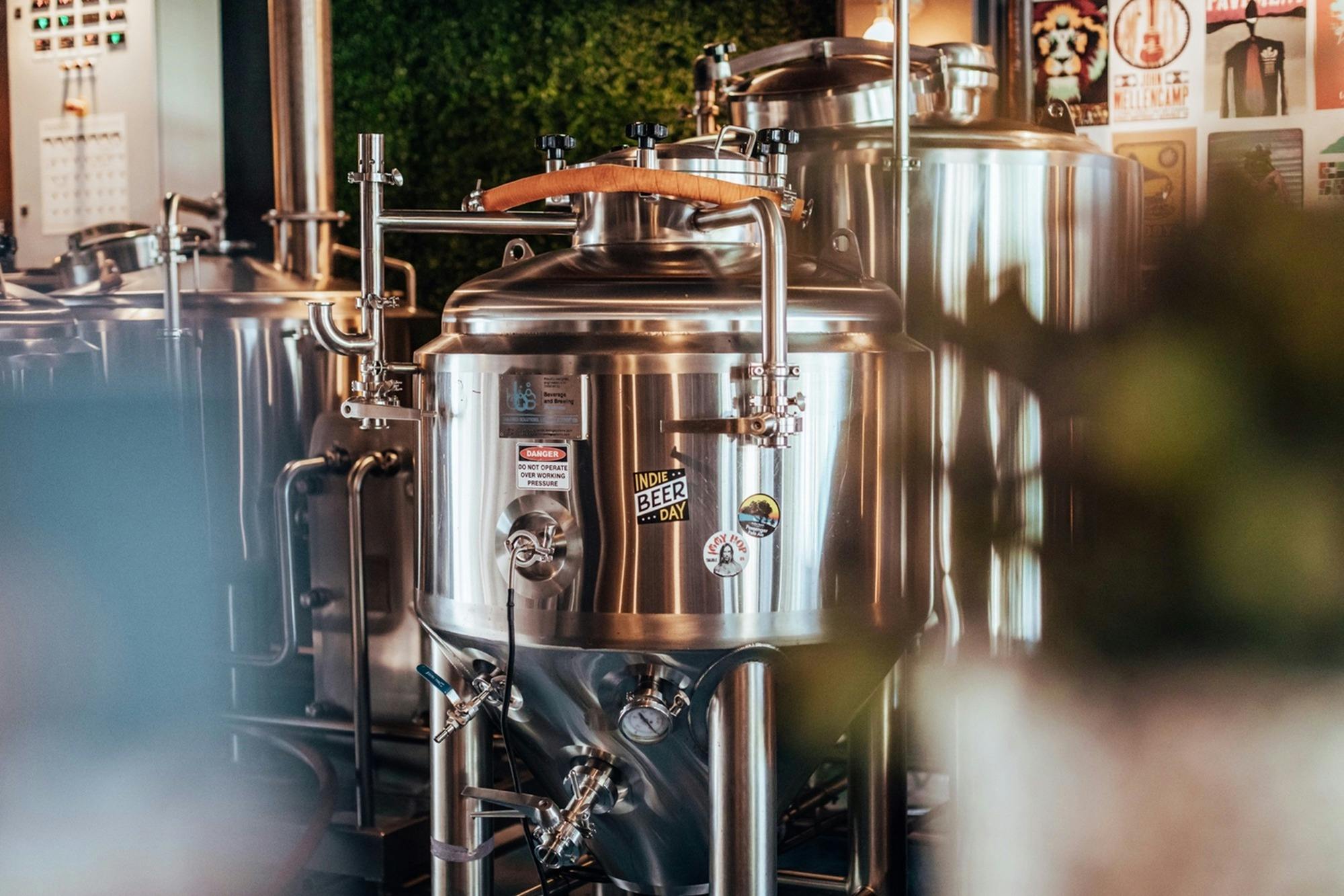 Where it all began... Moffat Beach Brewing Co's Beachside brewhouse.