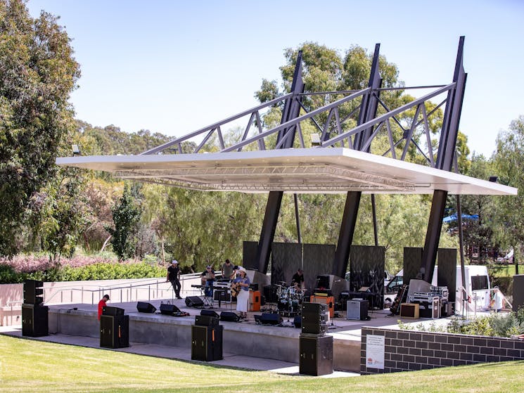 Stuart McWilliam Community Stage - Burley Griffin Community Gardens
