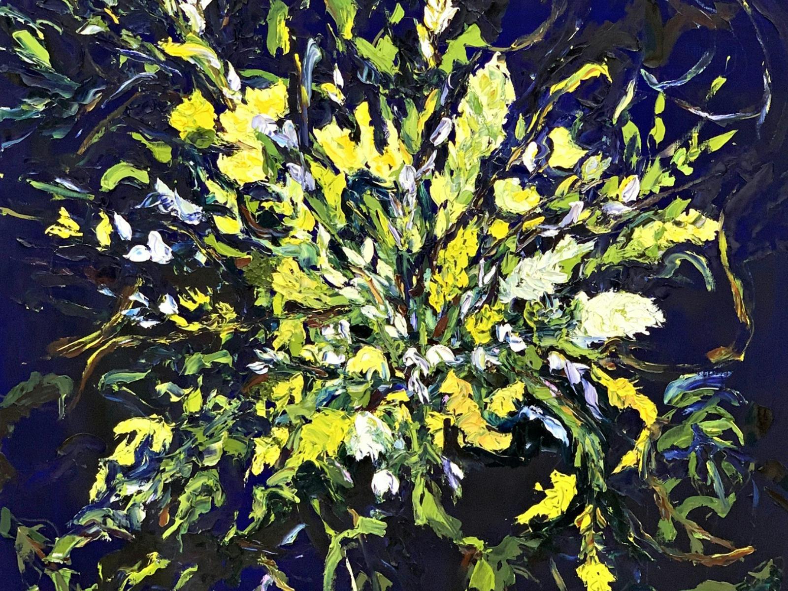 Hill top walks on a windy day by Jamila Hume at The Peisley St Gallery
