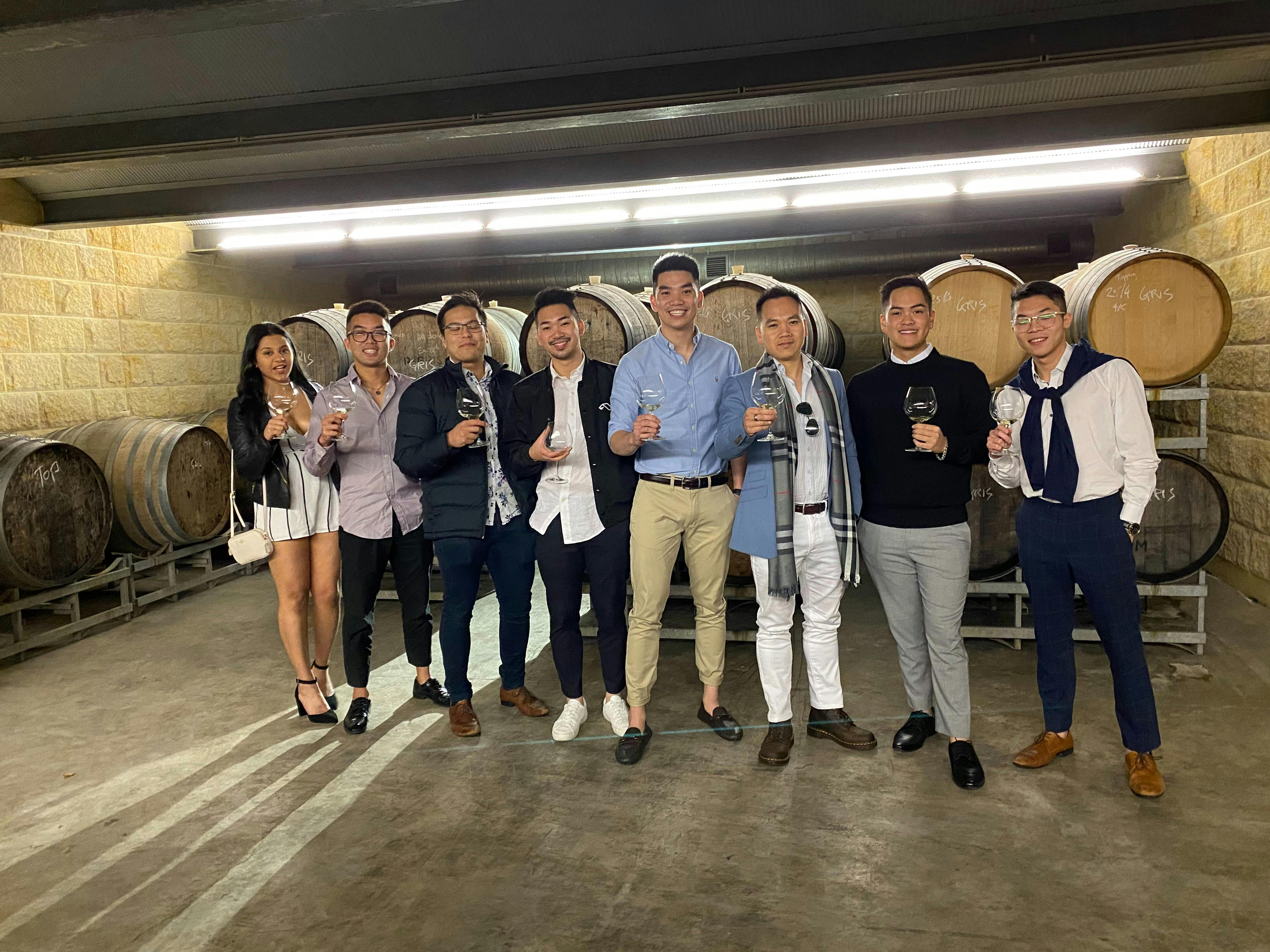 Exclusive Barrel Room Tasting at one of our Mornington Peninsula Winery Stops