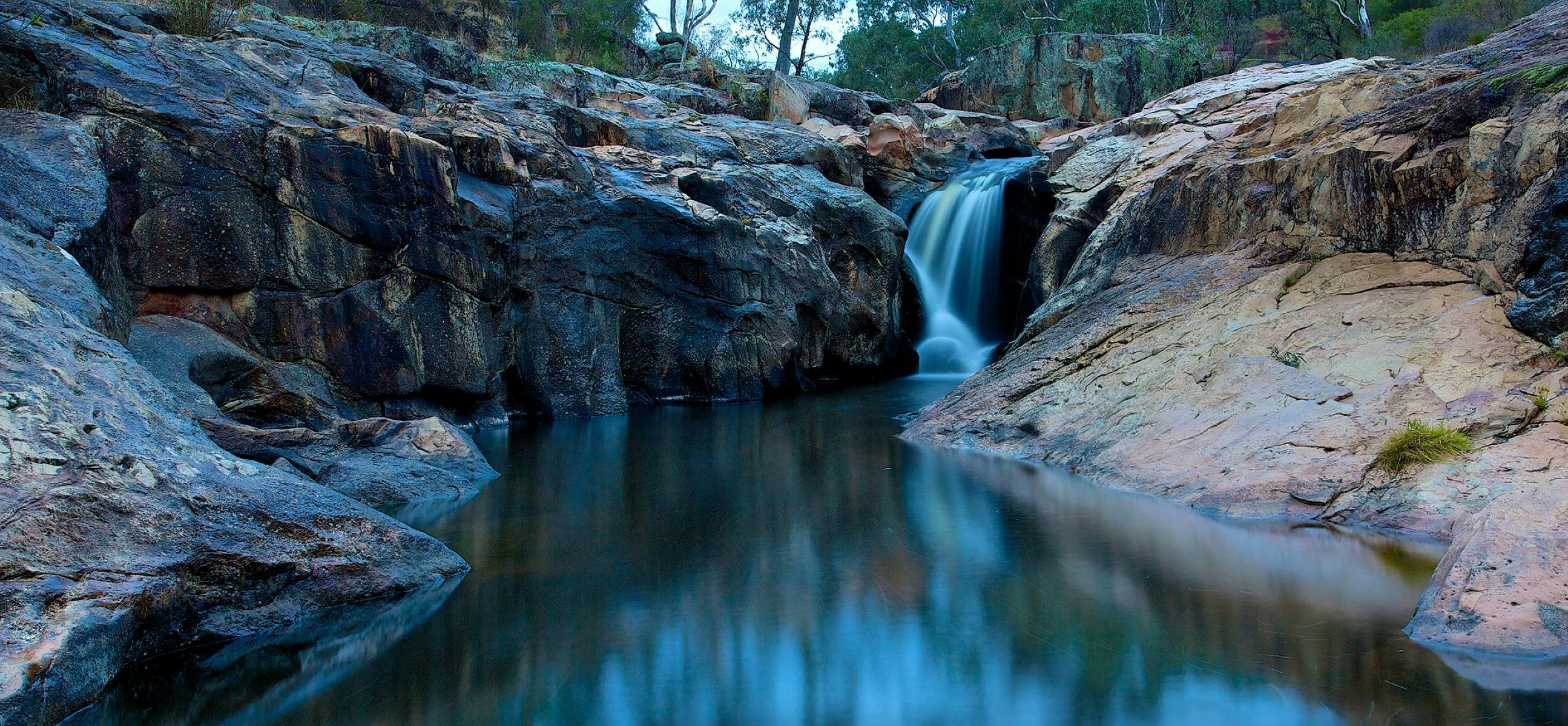 Photo of a waterfall at Gooram Falls
