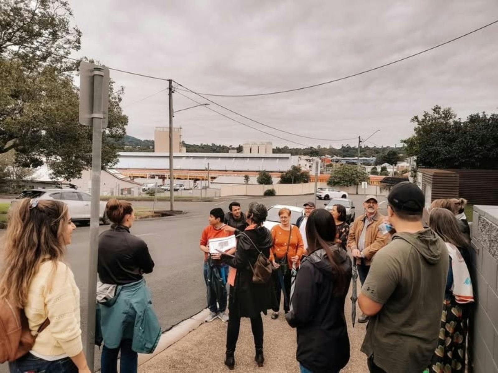 The walk takes participants through unassuming Toowoomba streets.
