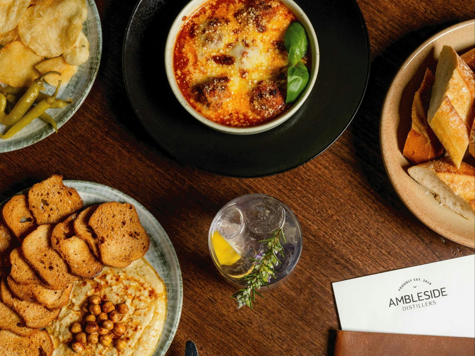 Tasting Flight at Ambleside Distillers