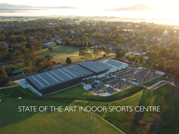 Aerial Photo  - Shoalhaven Indoor Sports Centre