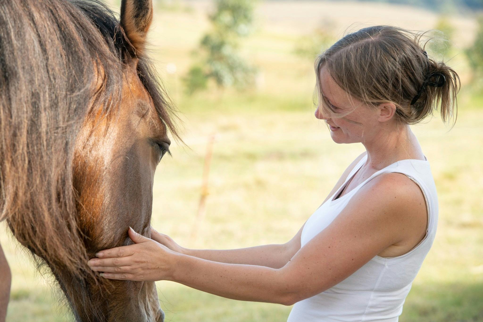 lady with horse from Heart of the Horse