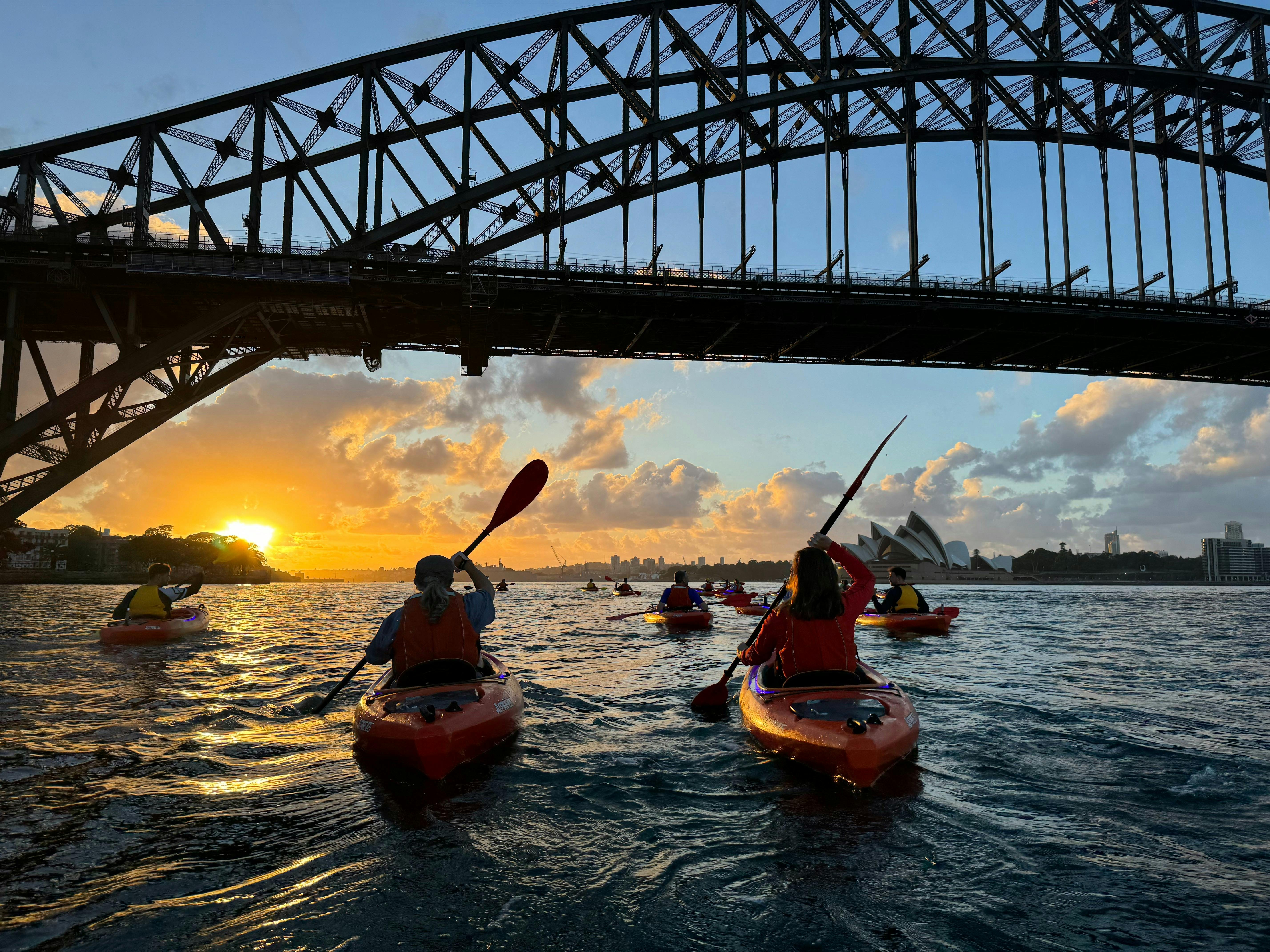 Sunrise Paddle in Sydney Harbour