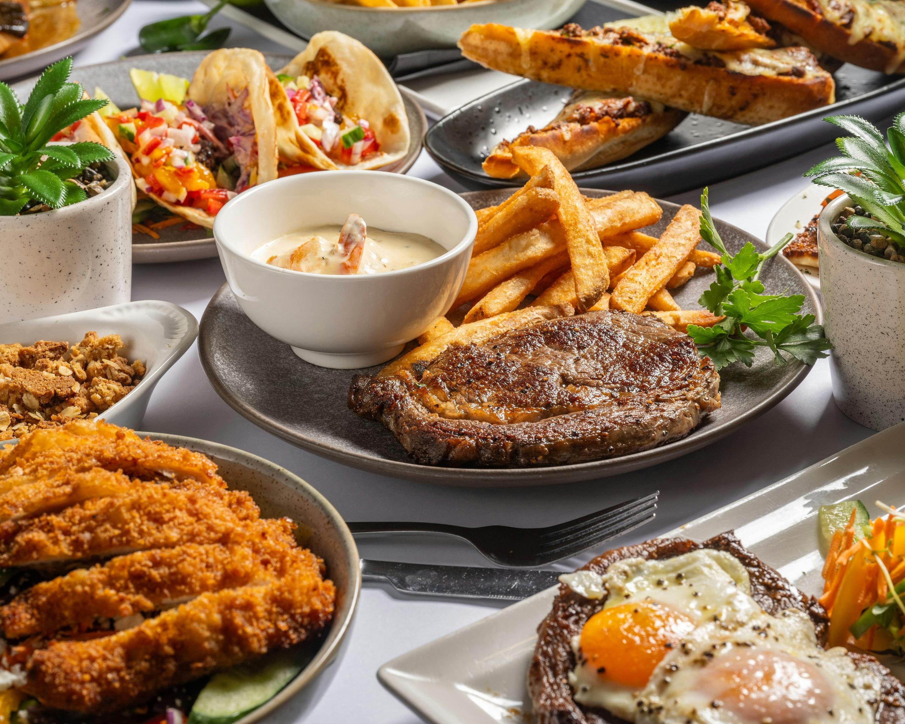 Variety of meals