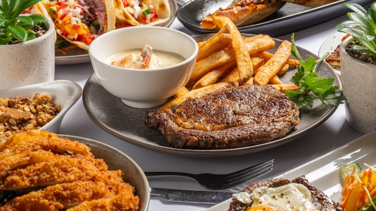 Variety of meals
