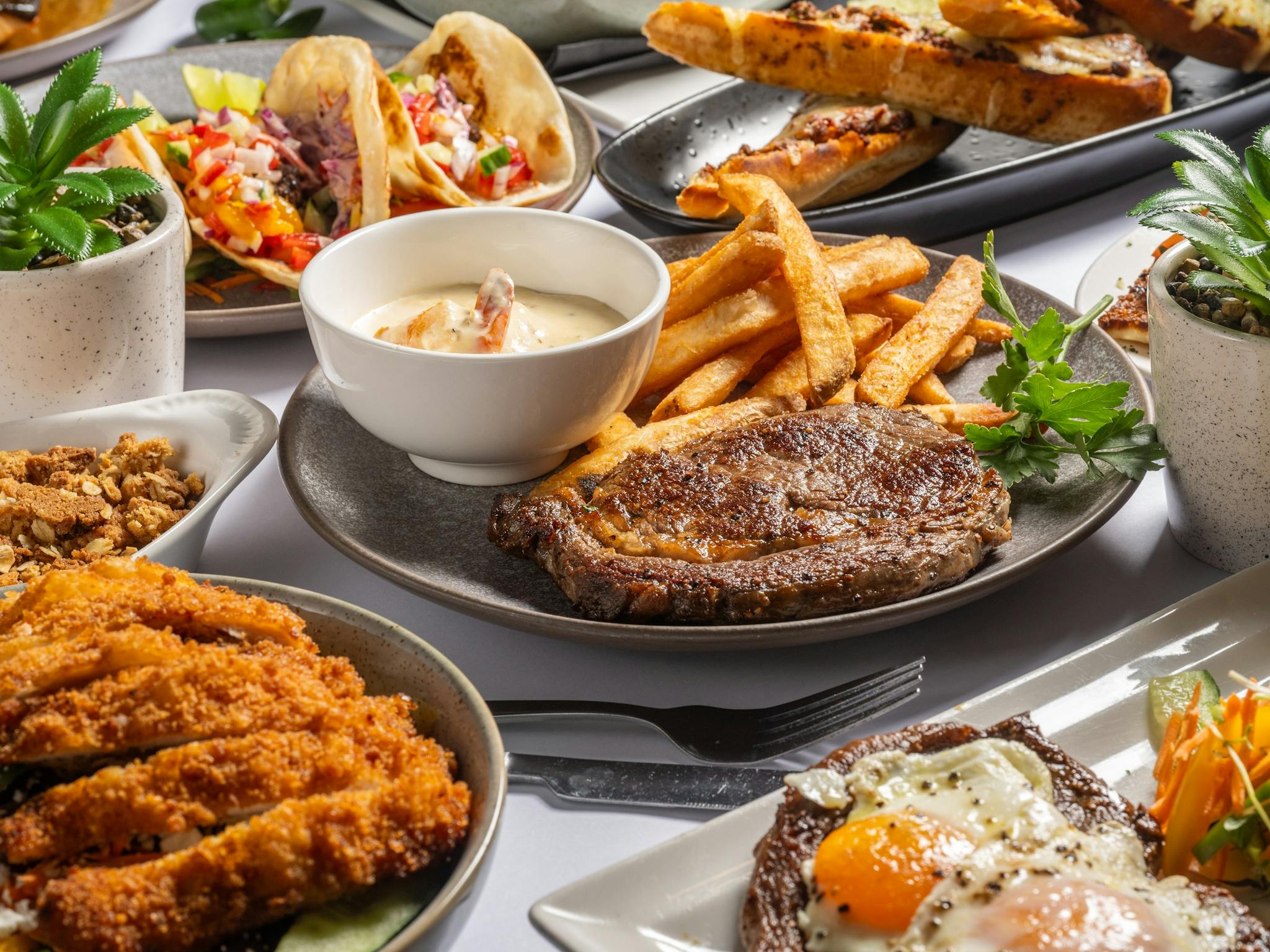 Variety of meals Variety of meals