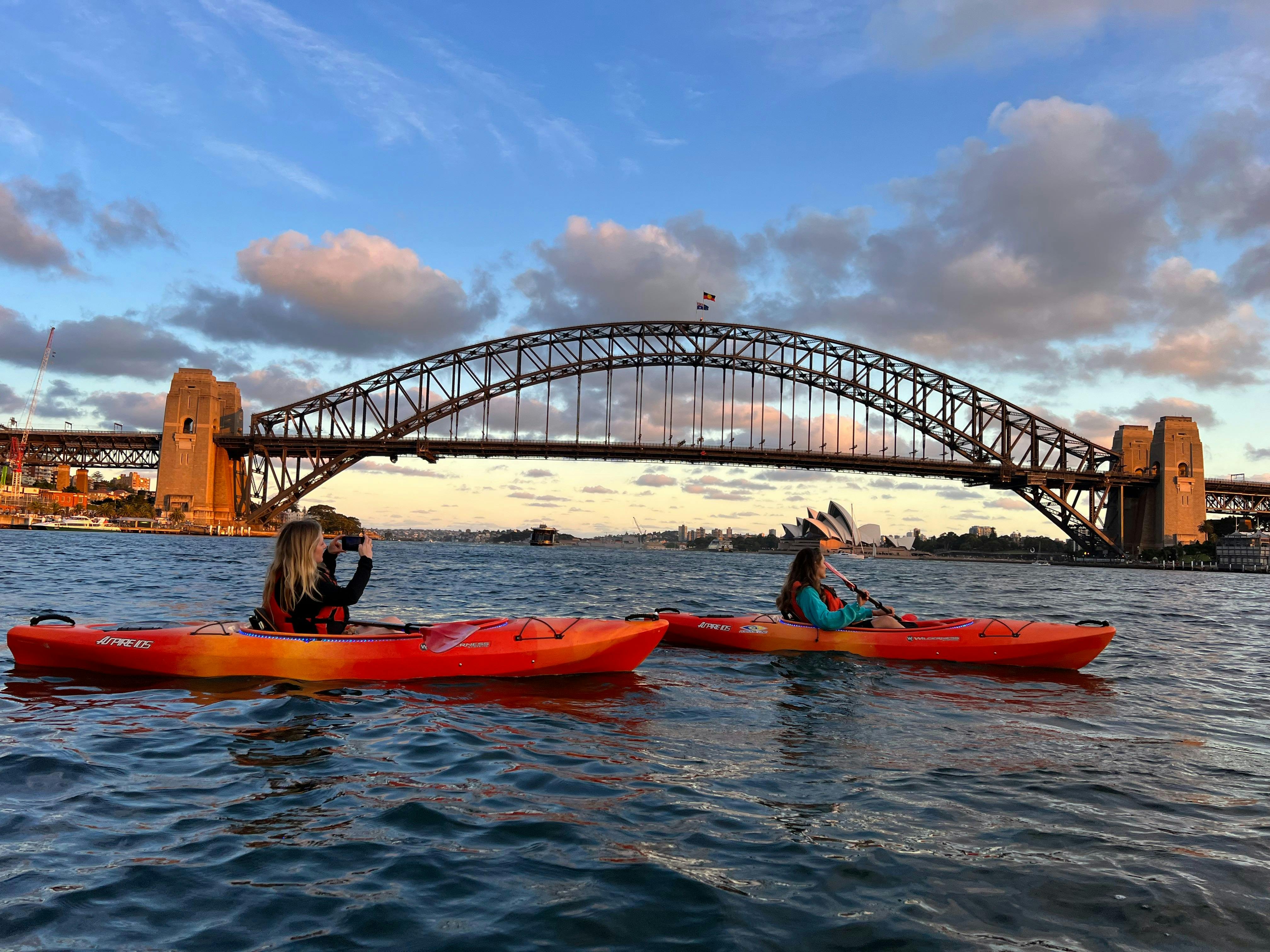 sunset Harbour Bridge