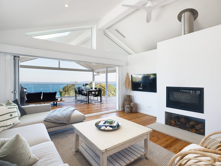 Living area with views