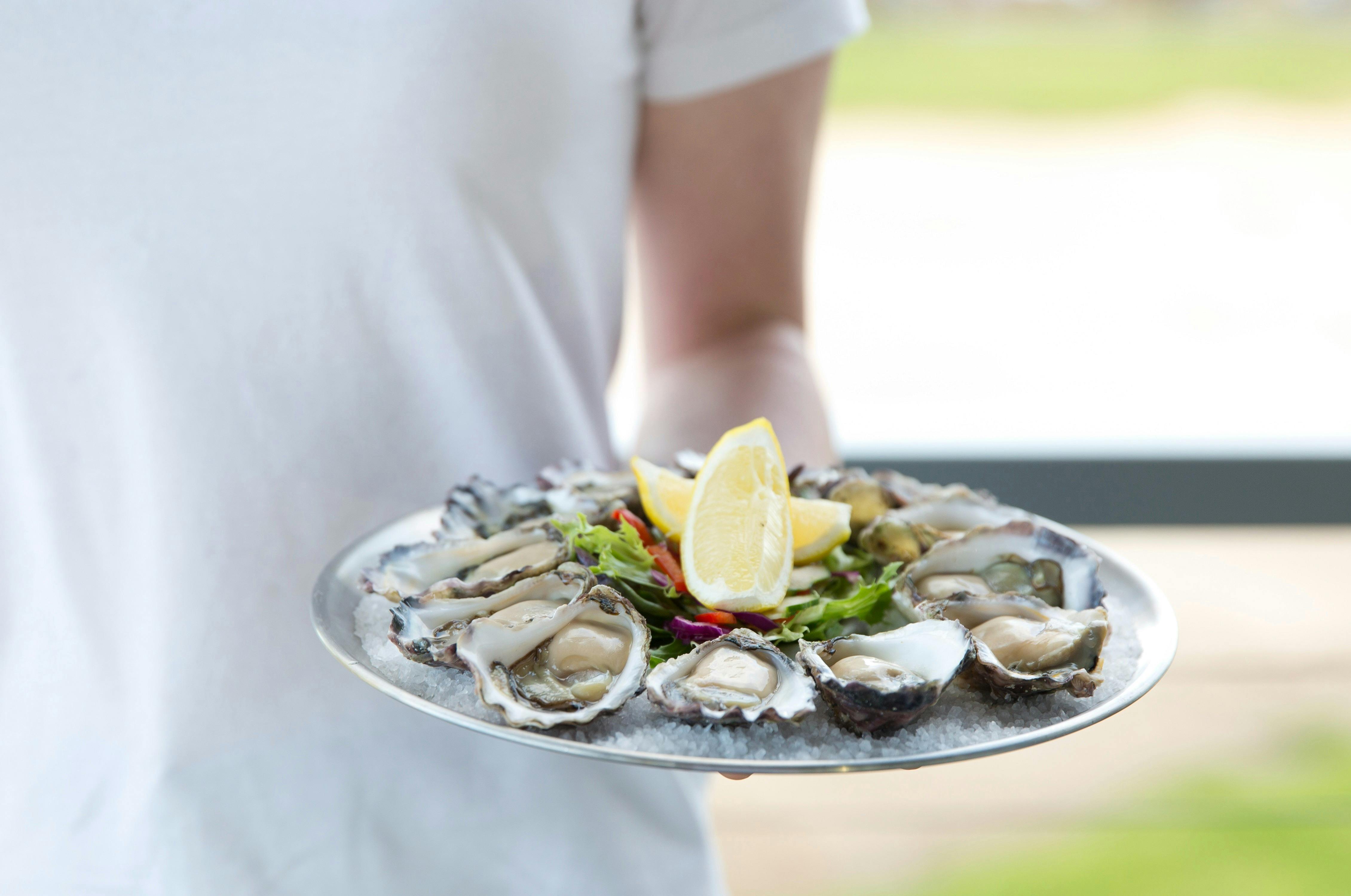 Fresh Sydney Rock Oysters on the menu at Tathra Hotel, Tathra