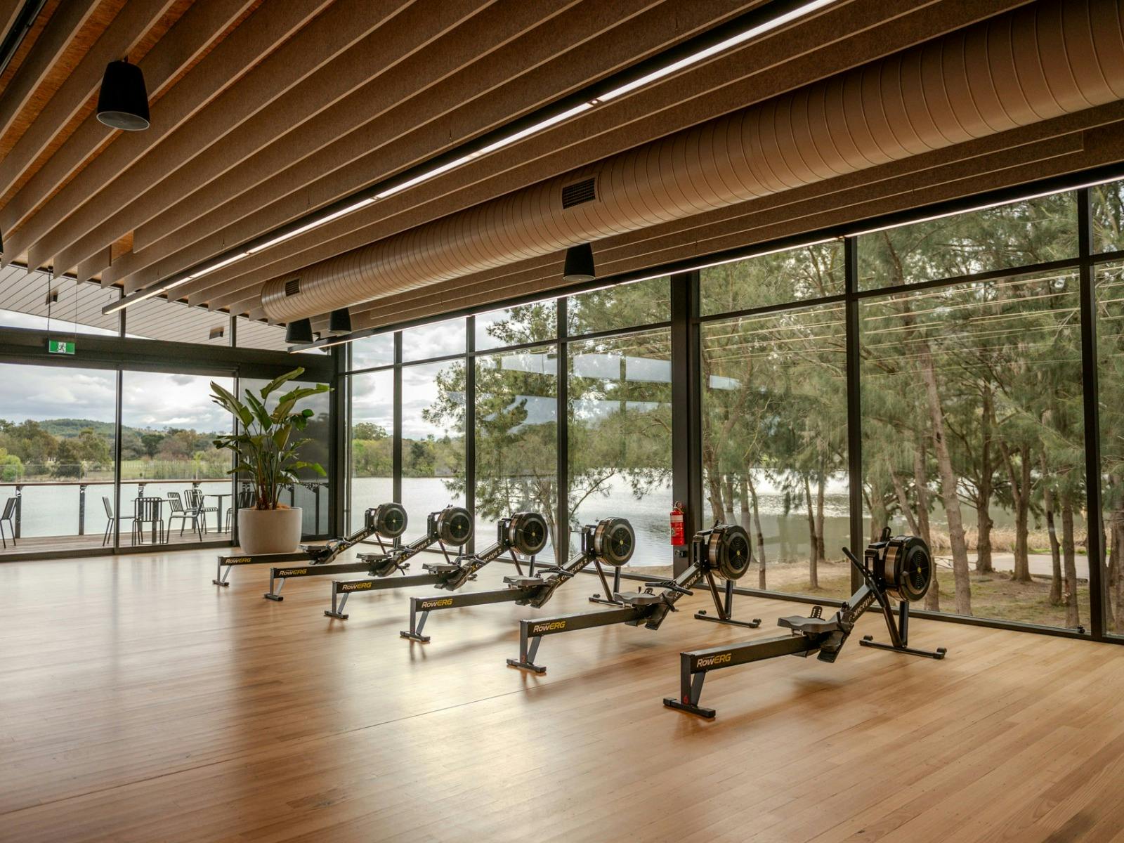 Red Shed indoor rowing