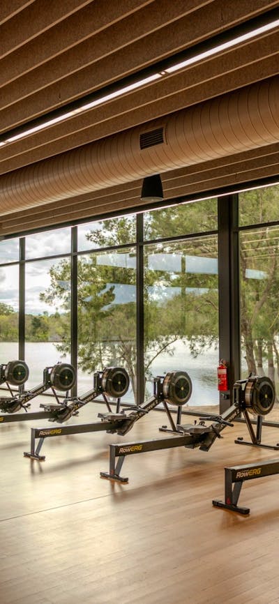 Red Shed indoor rowing