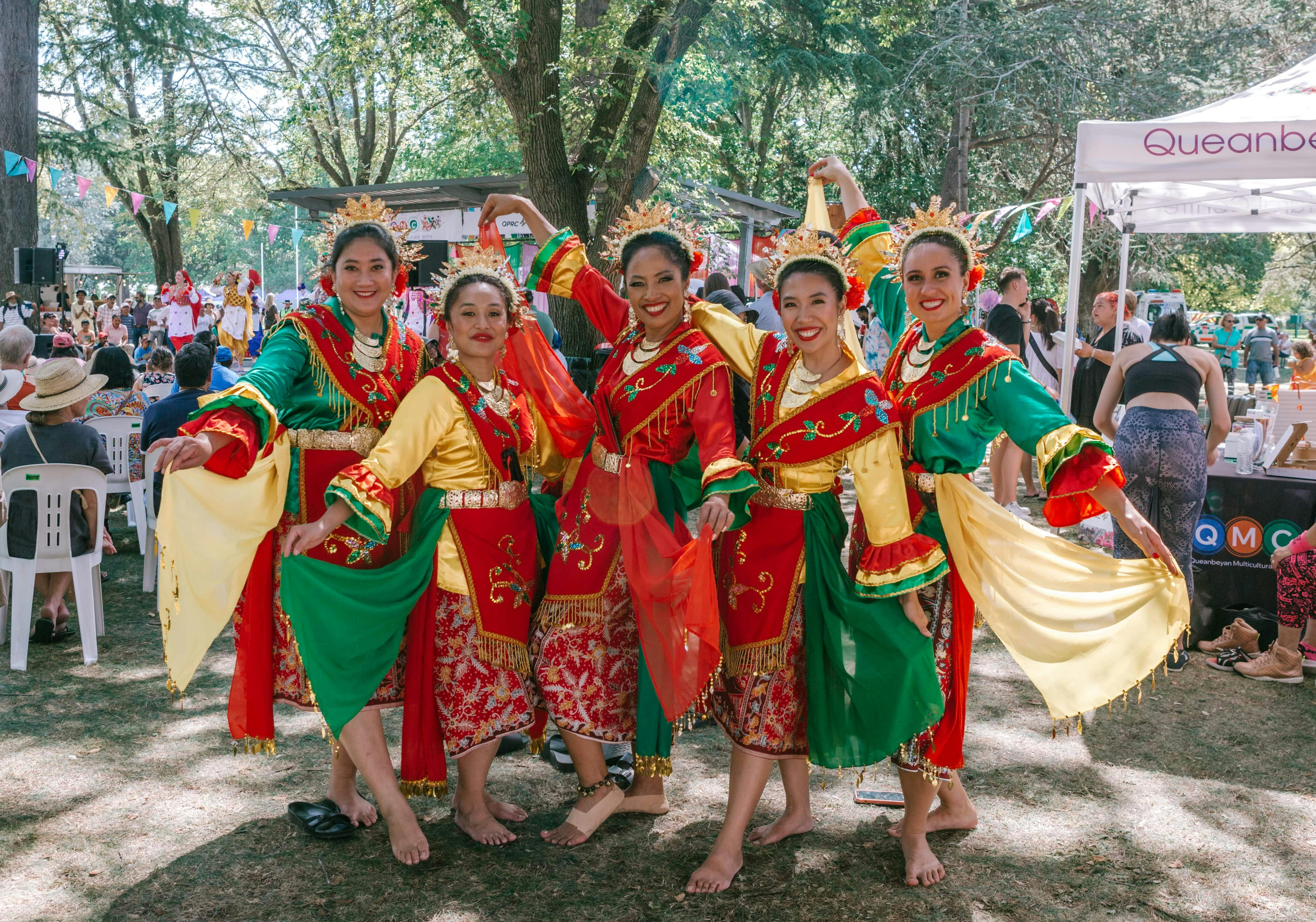 Performers posing for photo, 2025