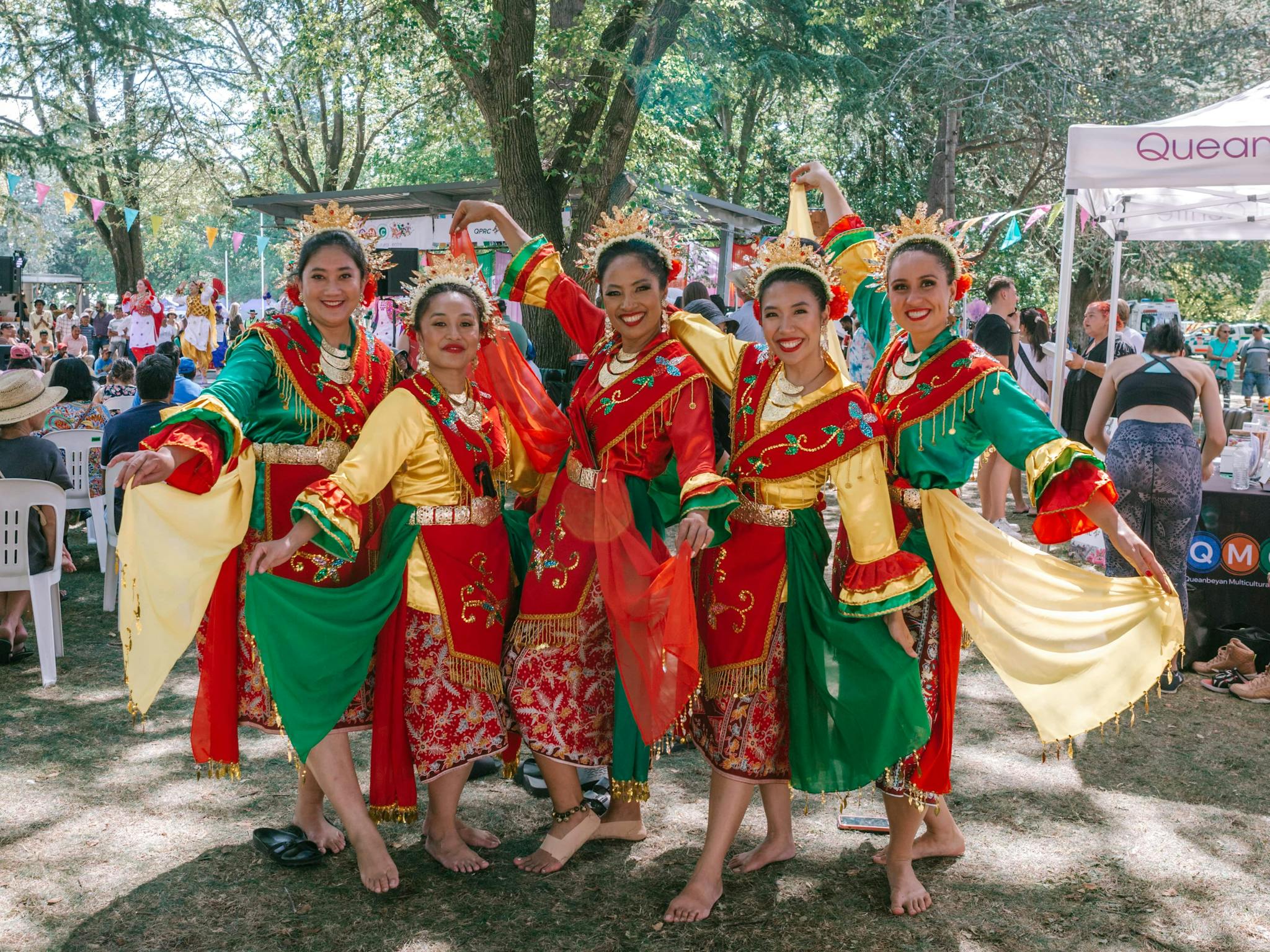 Performers posing for photo, 2025