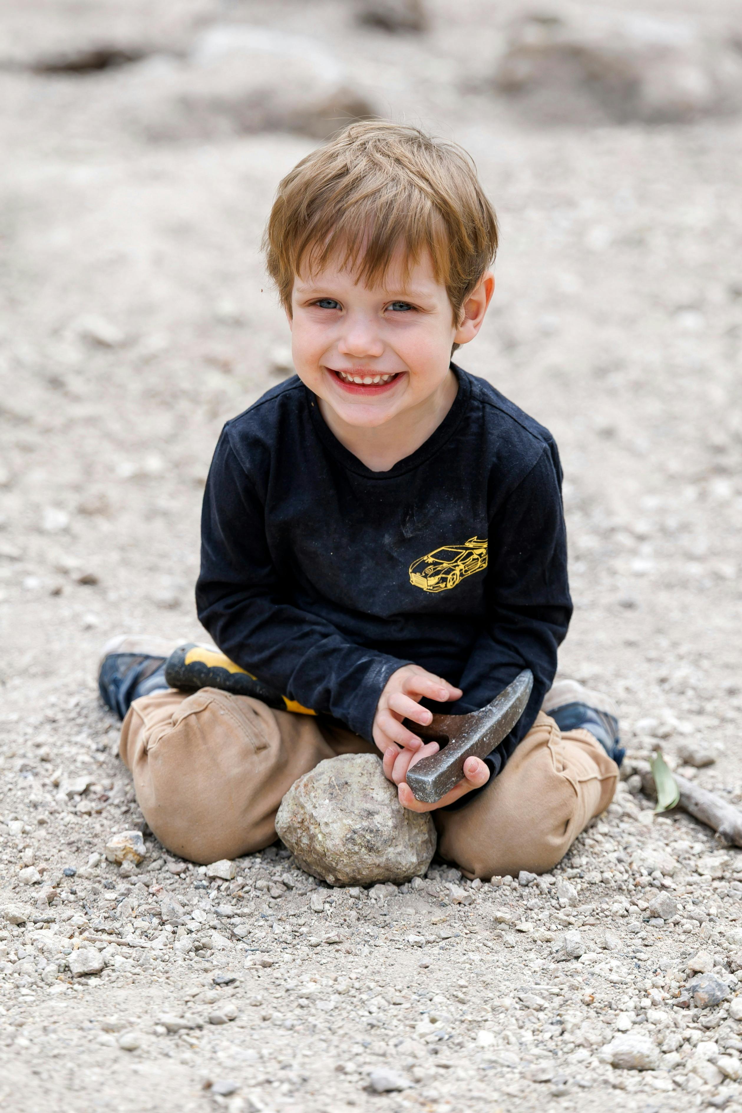 Fossicking fun with the little ones!