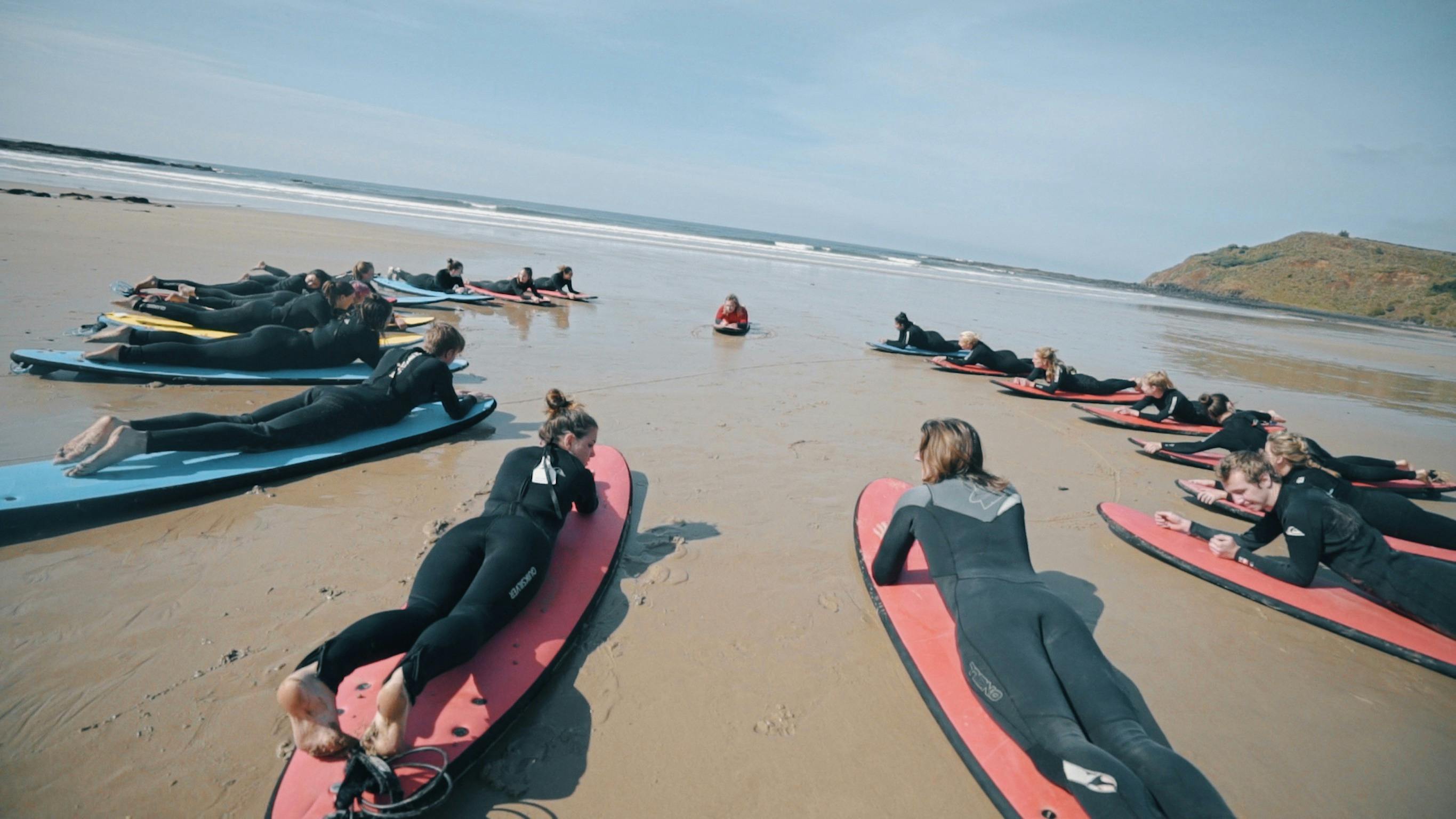 Surfing on Phillip Island
