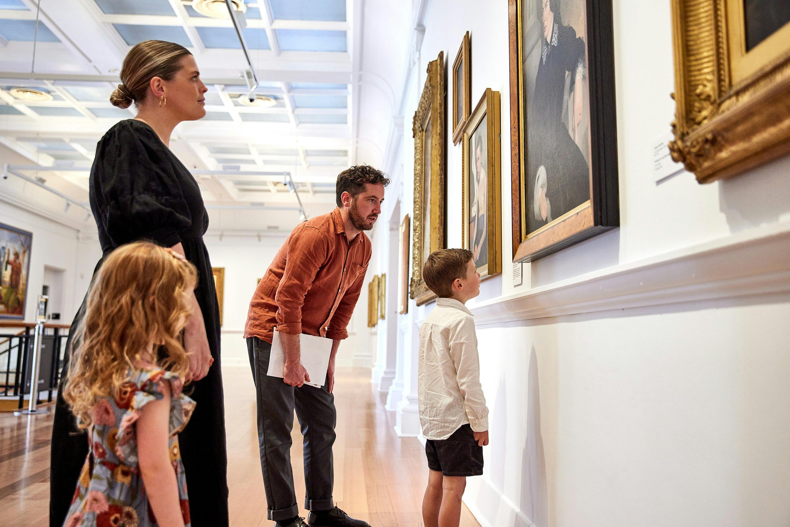 Visitors at Geelong Gallery