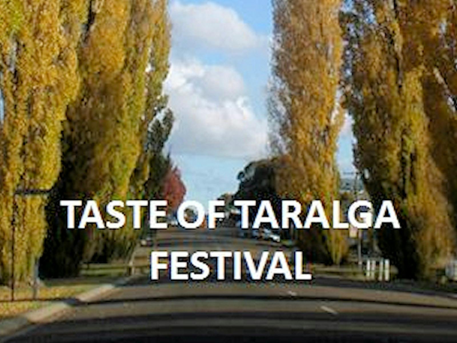 Image for A Taste of Taralga Festival has been abandoned
