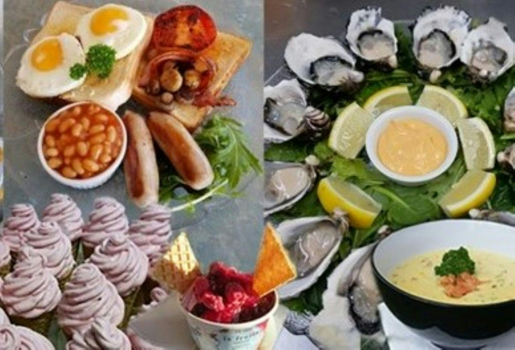 A selection of meals