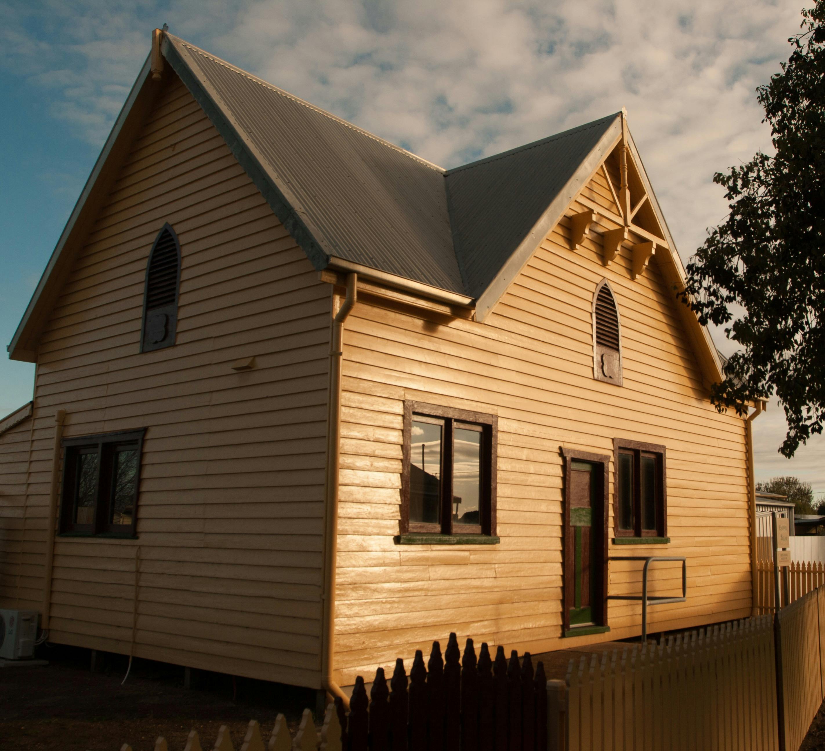 Circa 1890. Last original building of the Lutheran Seminary College which began in Murtoa