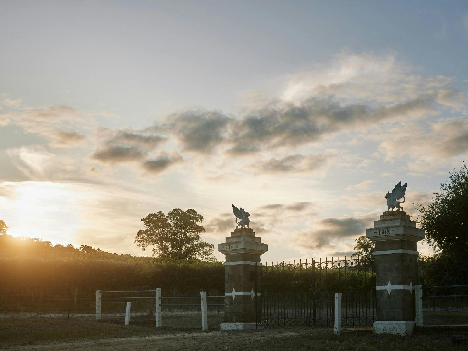 The Griffin Gates at Corryton Park Homestead