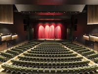 Proscenium arch theatre, view from balcony