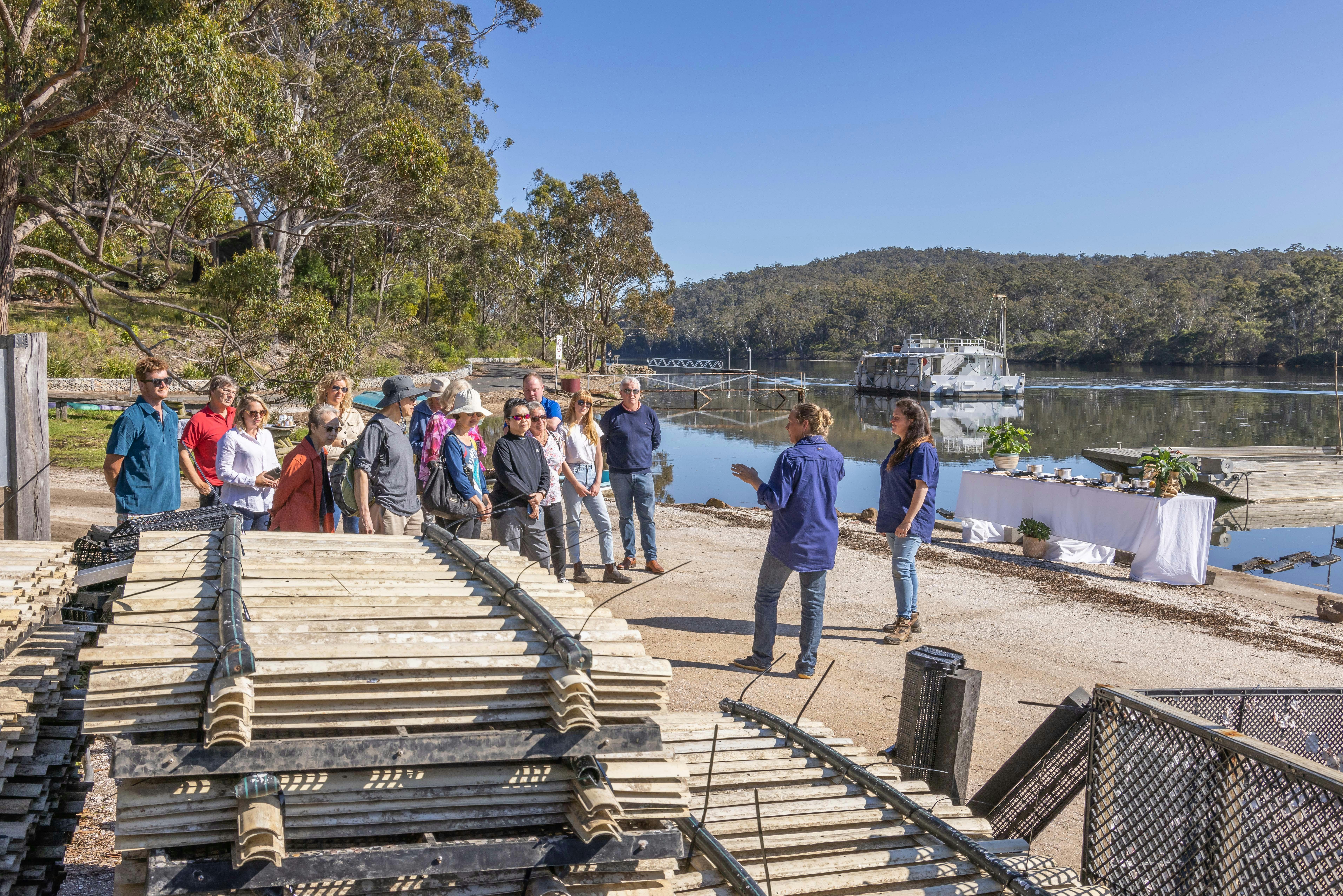 Farm Tour at Broadwater Oysters