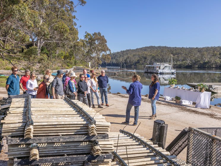 Farm Tour at Broadwater Oysters