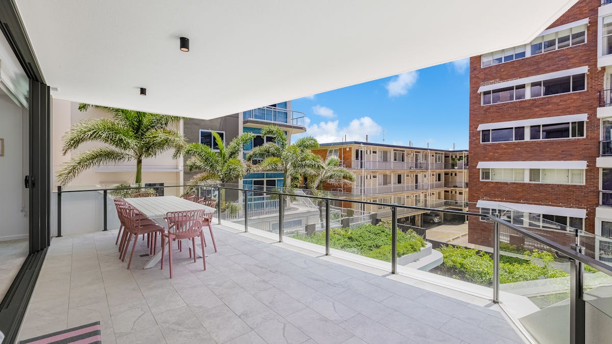 balcony area