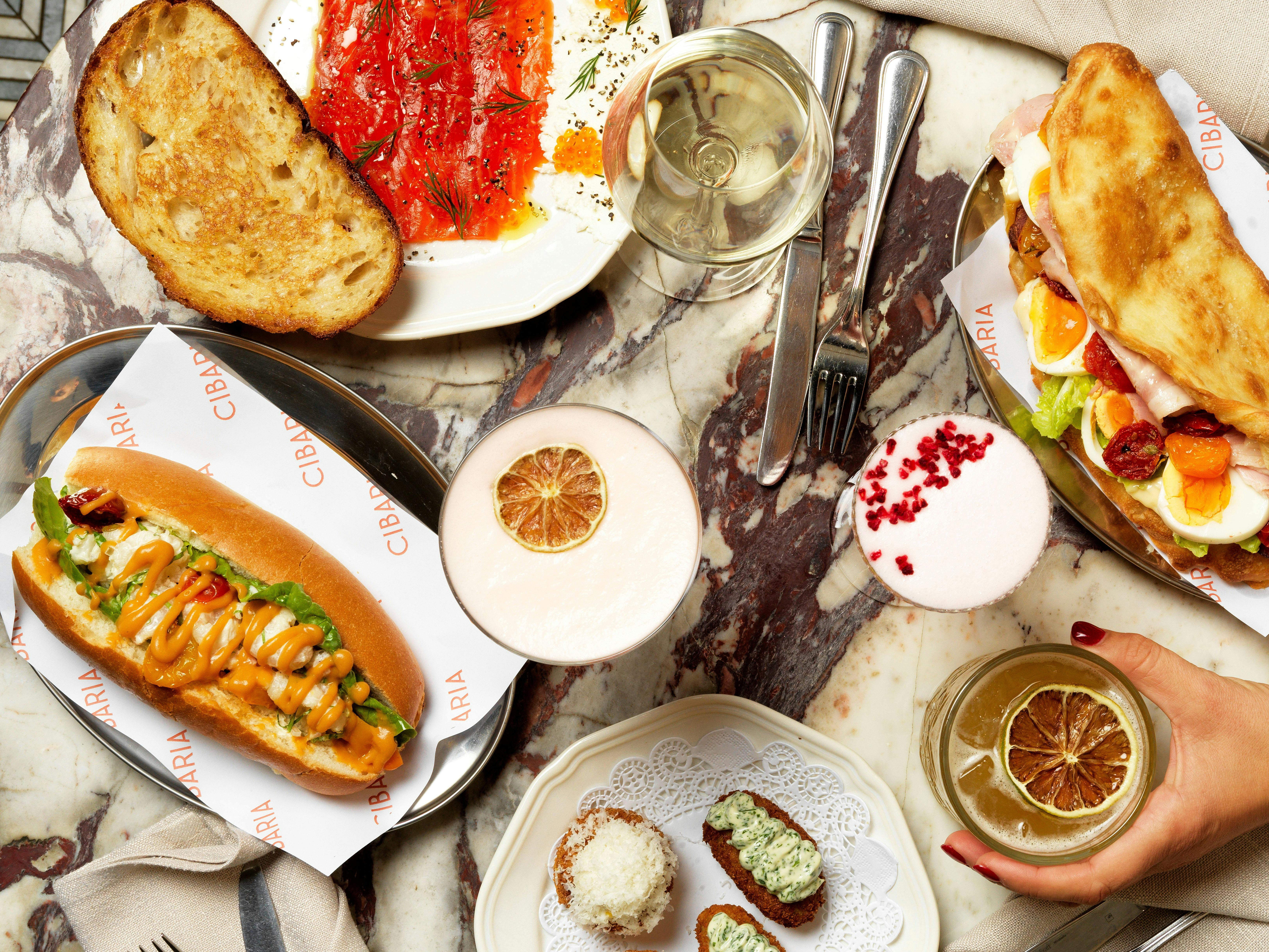 Food at Cibaria inside Manly Pacific