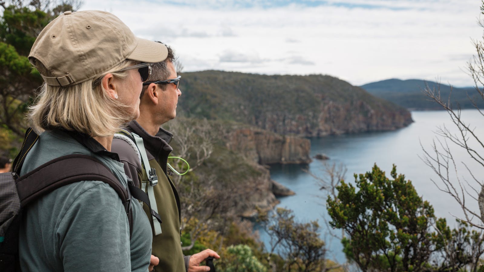 Couple on the Three Capes in Tasmania