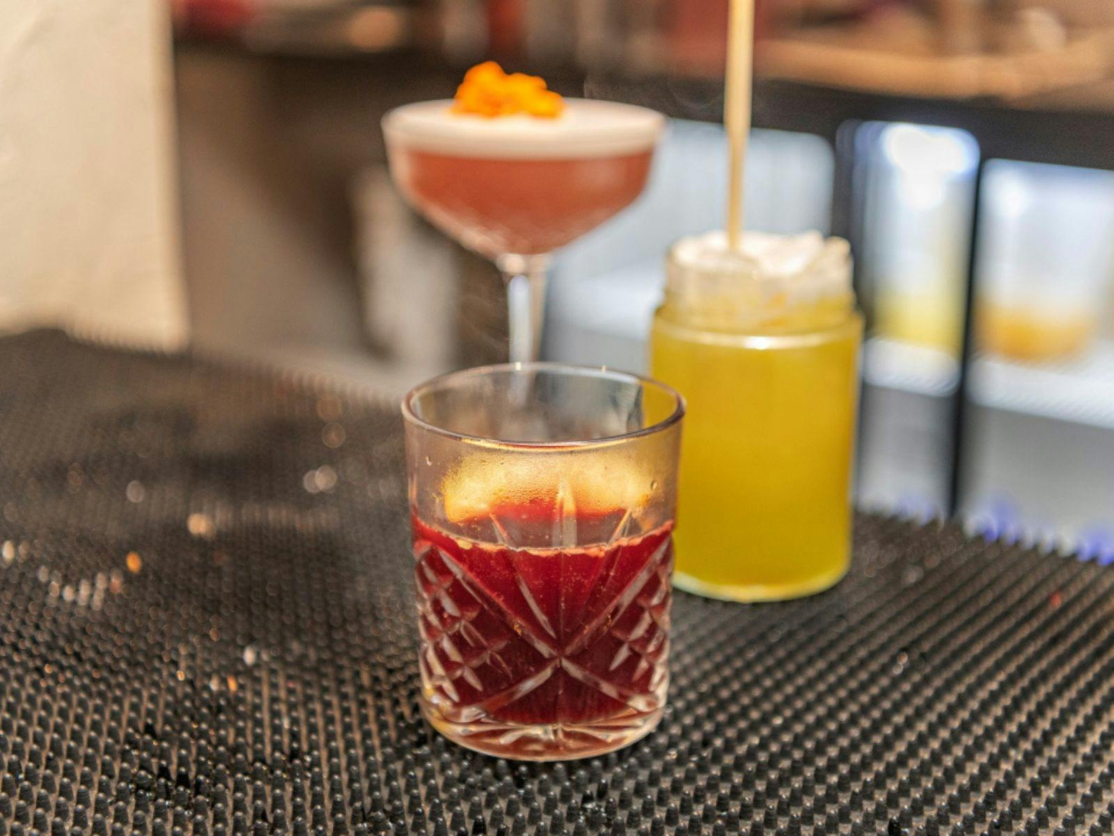 Variety of cocktails