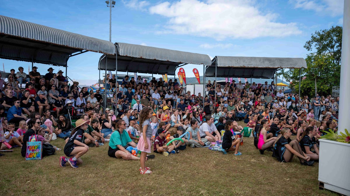 CRC Community Stage Crowd